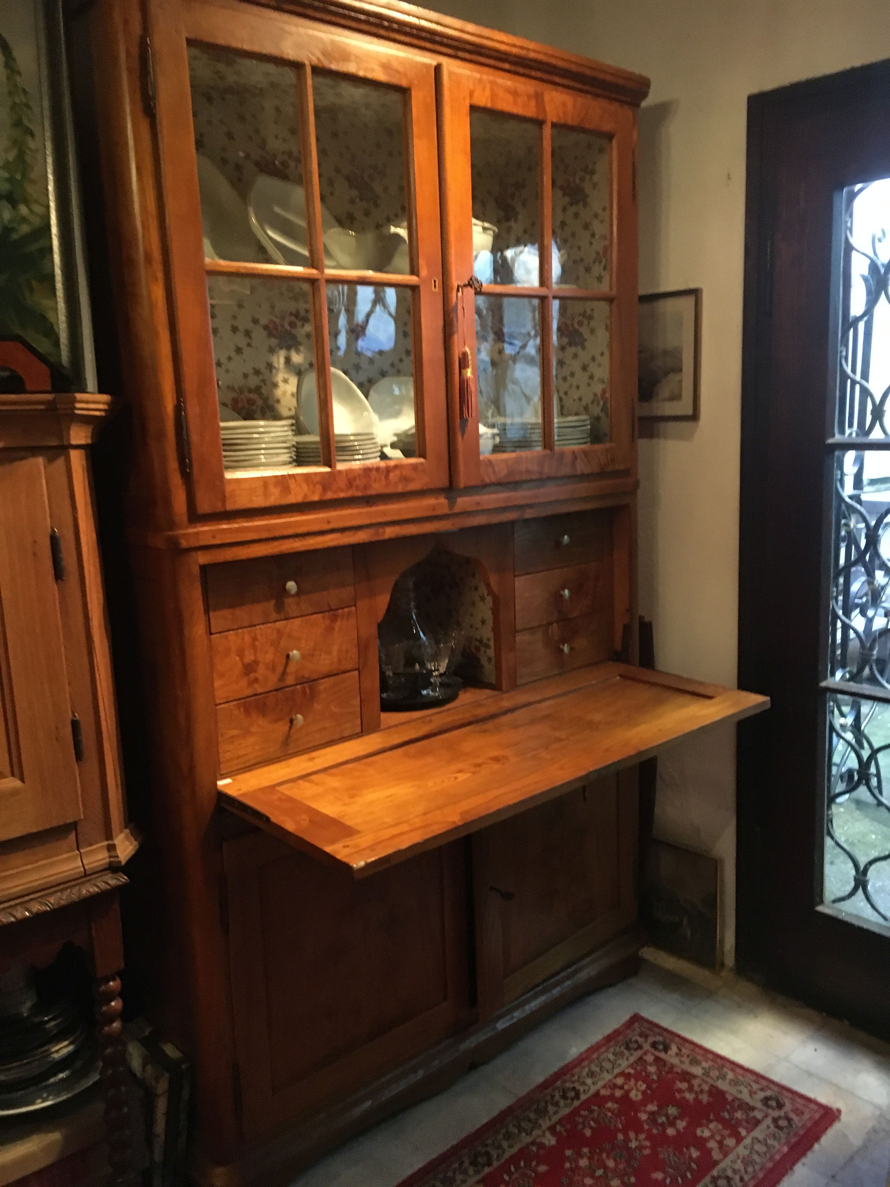 Biedermeier-Aufsatzschrank 2